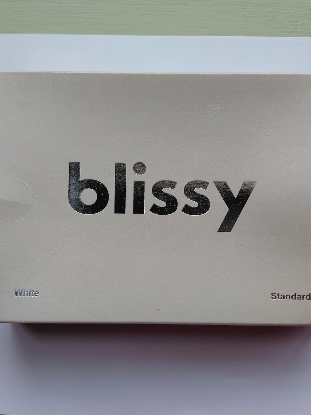 Blissy Silk Pillowcase Standard Size White 100% Mulberry Silk New In Box